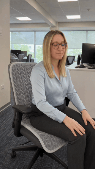 ChairHug in use