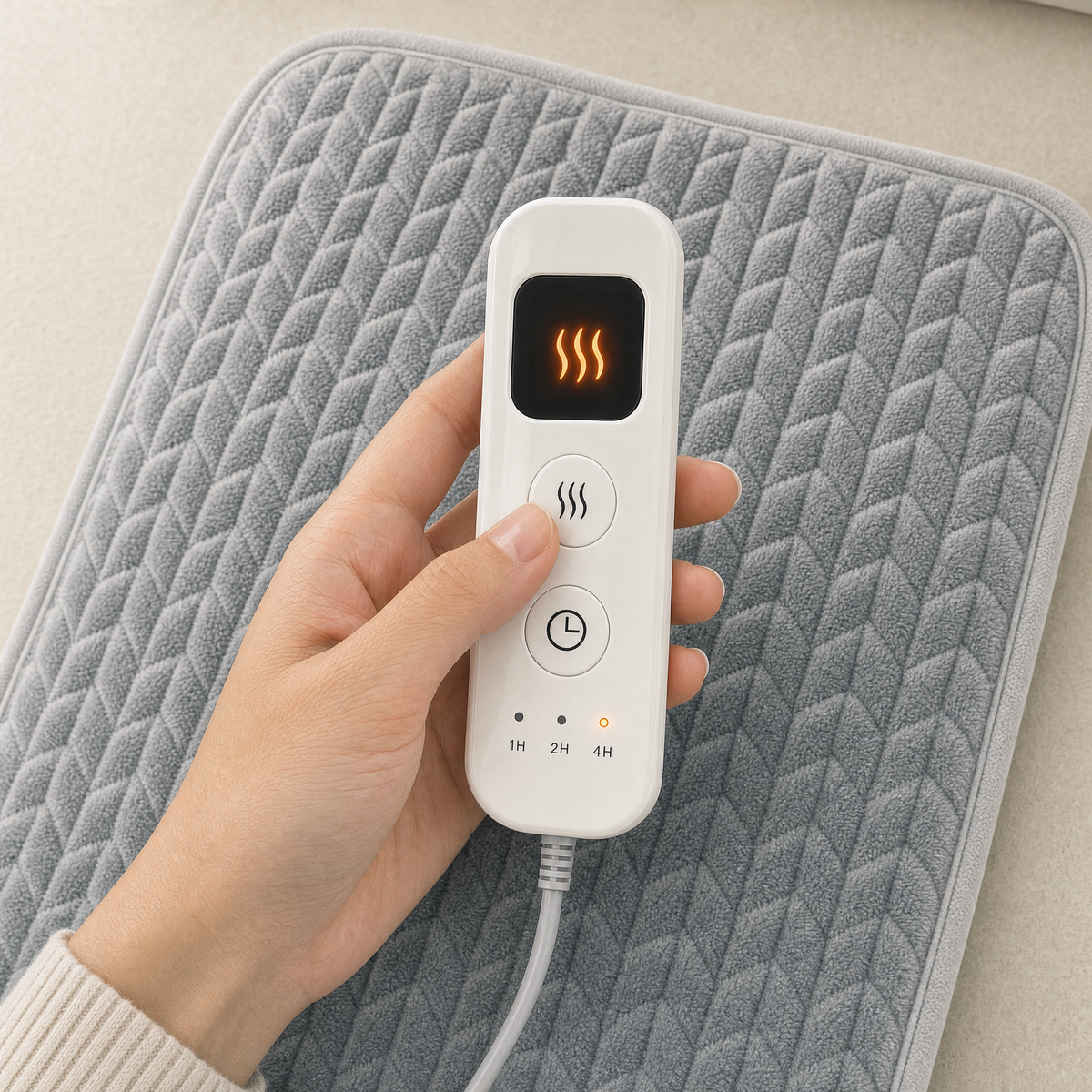Toastie Seat remote with heat and timer