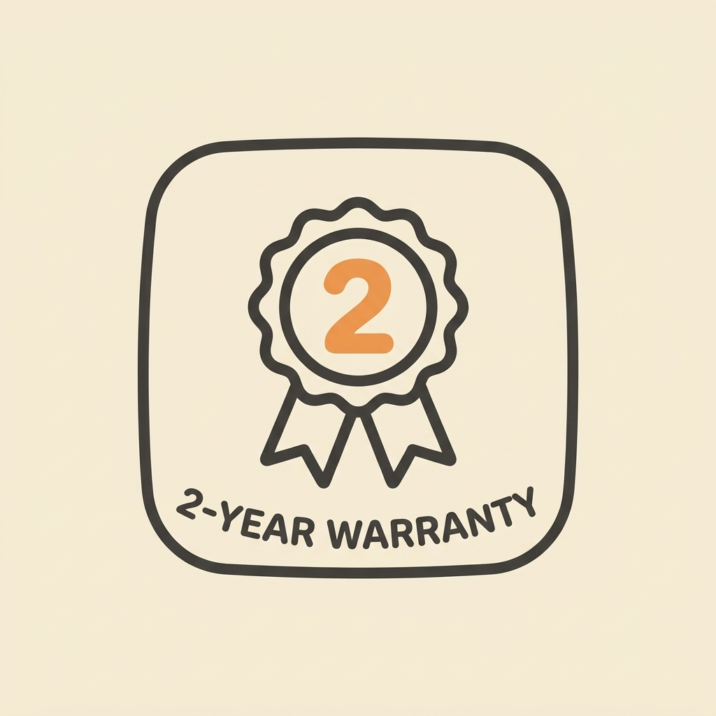 2-Year Warranty